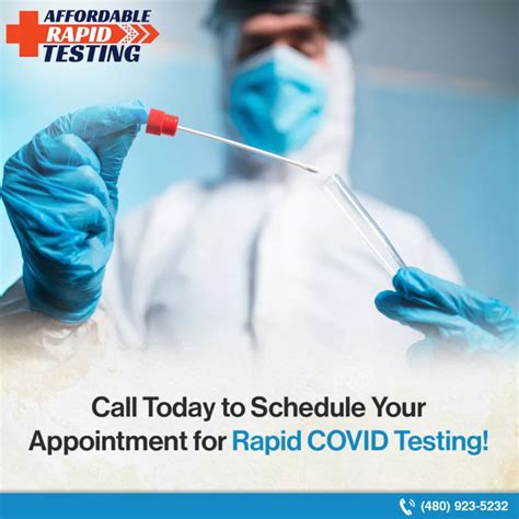PCR & Rapid Testing Appointment .
